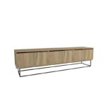 Έπιπλο tv Cavo oak μαύρο 180x40x50cm ed10037 - Image 3