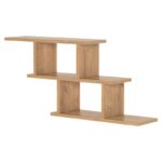 Ράφι τοίχου Funda Oak μελαμίνη 95x20x44cm ed10061 - Image 3
