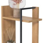 Βιβλιοθήκη Simge δρυς μελαμίνη 40x23x160εκ ed10074 - Image 3