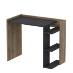 Γραφείο Rubino ανθρακί καρυδί 90 6x46 8x75cm ed10076 - Image 4