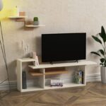 Έπιπλο τηλεόρασης Rode 140x27 8x53 6cm μελαμίνη ed10078 - Image 5