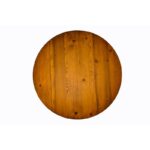 Τραπέζι σαλονιού Granvin καρυδί μασιφ ξύλο μεταλλικό πλαίσιο 74x45εκ ed10201 - Image 4