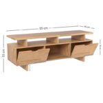 Έπιπλο τηλεόρασης Banao καρυδί 160x45x55cm ed10212 - Image 2