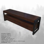 Έπιπλο τηλεόρασης Stafa ξύλο 180x40x50cm ed10222