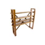 Βιβλιοθήκη Wangata καφέ μαόνι 140x30x130εκ ed10226 - Image 4