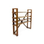 Βιβλιοθήκη Wangata καφέ μαόνι 140x30x130εκ ed10226 - Image 3