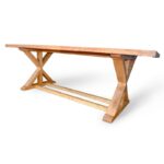 Τραπεζαρία Ostnas δρυς βελανιδία 240x100x75εκ ed10250 - Image 3