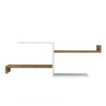 Ράφι τοίχου Derosso καρυδί μελαμίνη 105x22x40cm ed10264 - Image 5