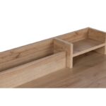 Γραφείο Lezione 100x89x50cm oak μαύρο ed10287 - Image 3