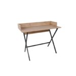 Γραφείο Lezione 100x89x50cm oak μαύρο ed10291