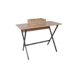 Γραφείο Lezione 100x89x50cm oak μαύρο ed10293