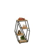 Βοηθητικό τραπεζάκι Ruota ξύλο 38x25x90cm ed10357