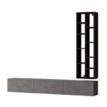 Έπιπλο τηλεόρασης Lave 174 6x25x27 3cm μελαμίνη ed1040 - Image 2