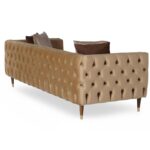 Καναπές τετραθέσιος Olympus κρεμ 260x94x70cm ed10418 - Image 4