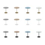 Βοηθητικό τραπέζι Calma μαύρο μπλε 50x50x50cm ed10460 - Image 2