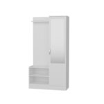 Έπιπλο εισόδου Dafne άσπρο μελαμίνη 90x37 1x170εκ ed1048 - Image 3