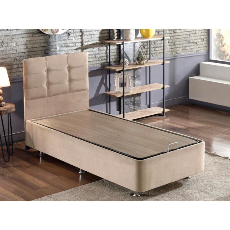 10543_0-800x800 Μονό κρεβάτι Polo Light Brown χρώμα 120 x 200 ed10543 - Image 1