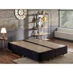 Κρεβάτι διπλό Ela Double μαύρο 150 x 200 ed10570