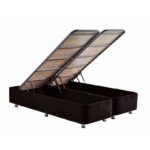 Κρεβάτι διπλό Ela Double μαύρο 150 x 200 ed10570 - Image 4