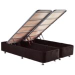 Διπλό κρεβάτι Ela Double Black 180 x 200 ed10620 - Image 4