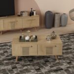 Τραπεζάκι σαλονιού Asimo Sapphire Oak 90x45x38cm ed10708