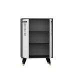 Παπουτσοθήκη Asimo ανθρακί άσπρο 60x35x90 6cm μελαμίνη ed10739 - Image 3