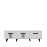 Έπιπλο tv Asimo λευκό 150x35x45cm ed10757 - Image 4