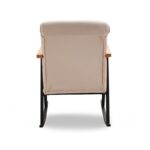 Dandolo Κουνιστή Πολυθρόνα Ύφασμα κρεμ 86x65x100cm ed1094 - Image 2