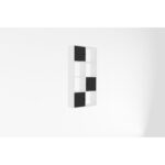 Βιβλιοθήκη Ena άσπρο ανθρακί μελαμίνη 77 8x22x151 4εκ ed10973 - Image 3