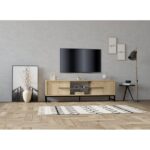 Έπιπλο τηλεόρασης Mono Sapphire Oak 160x40x50cm ed10998