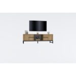 Έπιπλο τηλεόρασης Mono Sapphire Oak 160x40x50cm ed10998 - Image 4