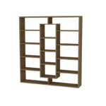 Βιβλιοθήκη Ample καρυδί μελαμίνη 125x22x135 7εκ ed1116 - Image 3