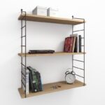 Ράφι τοίχου Armoni oak μελαμίνη 72x85x20cm ed1127