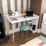 Γραφείο Volte μελαμίνη λευκό χρώμα 121 8x59x88 3cm ed11742 - Image 5