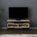 Έπιπλο τηλεόρασης Marion μαύρο oak 110x35x49 9cm ed11830