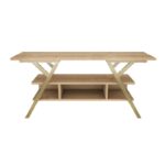 Έπιπλο τηλεόρασης Mine χρυσό oak 120x35x55cm ed11871 - Image 3