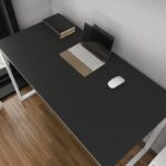 Γραφείο Layton μελαμίνη λευκό ανθρακί 120x60x74cm ed11932 - Image 5