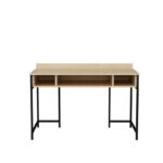 Γραφείο Alma μελαμίνη μαύρο oak 120x60x74 8cm ed12044 - Image 3