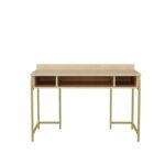 Γραφείο Alma μελαμίνη χρυσό oak 120x60x74 8cm ed12047 - Image 3