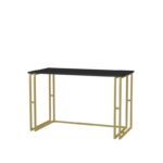 Γραφείο Accordo χρυσό ανθρακί χρώμα μελαμίνη 120x60x74 8cm ed12089 - Image 3