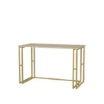 Γραφείο Accordo χρυσό oak χρώμα μελαμίνη 120x60x74 8cm ed12091 - Image 3