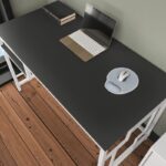 Γραφείο Primaria λευκό ανθρακί χρώμα μελαμίνη 120x60x74 8cm ed12114 - Image 5