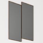 Διακοσμητικός καθρέφτης Dora 44x70cm μελαμίνη ed12161 - Image 4