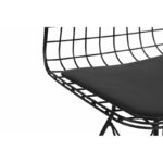 Σετ καρέκλας 2 τεμάχια Minderli μαύρο μέταλλο 53x51x80εκ ed1217 - Image 5