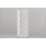 Ντουλάπι μπάνιου Odeon άσπρη μελαμίνη 44x180cm ed12181 - Image 5