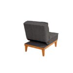 Πολυθρόνα Foco Berjer ανθρακί 62x80x82cm ed12196 - Image 4