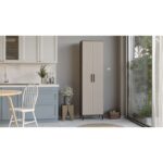 Ντουλάπι Veo καφέ ανθρακί μελαμίνη 50x35 5x183 6εκ ed1222 - Image 5