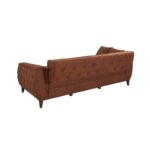 Καναπές τριθέσιος Marta καφέ ύφασμα 225x94x85cm ed12244 - Image 4