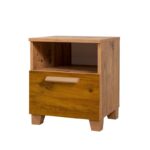 Κομοδίνο Sapere μελαμίνη 45x40x52cm Atlantic Pine ed12318 - Image 4