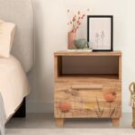 Κομοδίνο Sapere μελαμίνη 45x40x52cm Atlantic Pine ed12320